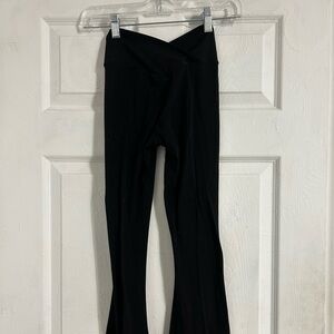 aerie cross over flare leggings
